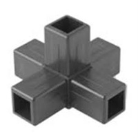 aluminium frame - 5 way plastic fitting Qubelok