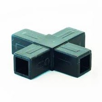 aluminium frame - 4 way plastic cross