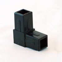 aluminium frame - 2 way plastic elbow Qubelok