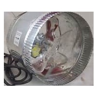 200mm fan - budget inline fan - metal body - plastic blade - 235lps - 500CFM