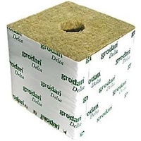 Ctn 150mm Grodan HUGO block 150x150x150mm x 48 wrapped cubes with 40mm hole each - (48 to carton)