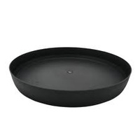 Saucer to suit 300mm to 330mm pot - black -p12 C12