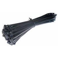 Cable ties 300mm x 4.8mm pack of 25 black