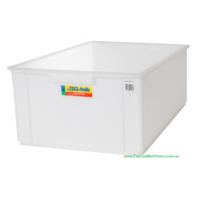 45L White kitab crop box crate crop box 60x40cm - can be drilled as desired for drainage