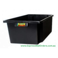 60L crate black kitab stack/nest 65x45cm tank reservoir