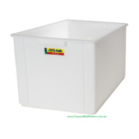 65 Ltr kitab crop box crate White 60x40cm