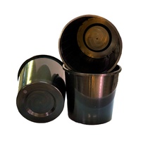 200mm pot black no holes