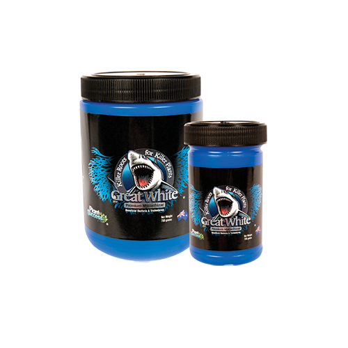 Great White 750g premium Mycorrhizae beneficial bacteria and Trichoderma - shark label