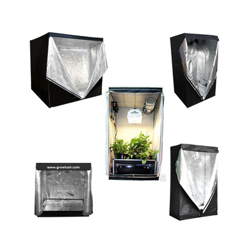 Mylar Growlush Tent 0.9 x 0.5 x 1.6m - Grow tent for growing plants 90 x 50 x 160