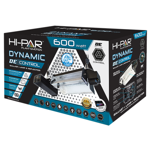 Hi-Par 600w kit Dynamic DE reflector Controllable ballast and  400v DE lamp