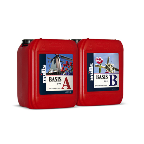 Mills 2 x 20L Basis Nutrient A & B 2 part