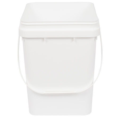 PAIL ONLY 15L square pail white - pail only 270x270x320h 