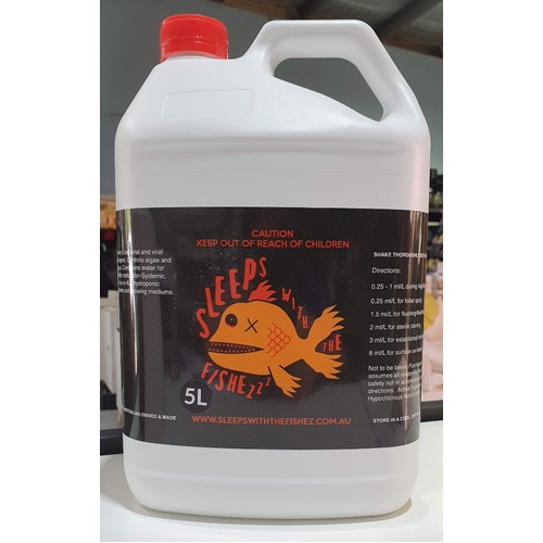 Sleeps With The Fishez 5L - Hypochlorous acid for sanitising systems