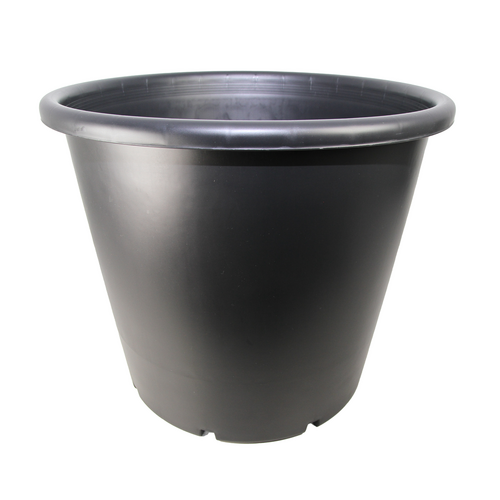 Pot 580mm, black with HOLES 85Ltr
