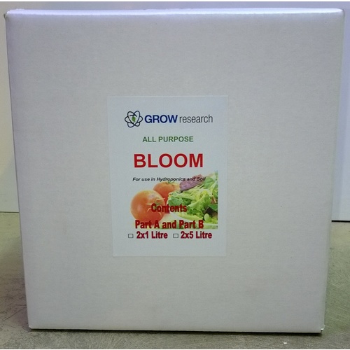 AP Bloom 2 x 5L Grow Research All Purpose Bloom AB 10L Set