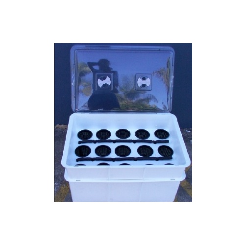 3 vent propagator lid - lid only - large propagator lid to suit 23L crate (not exact fit)