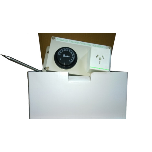 Fan and heat mat temperature controller hot/cold Growlush thermostat