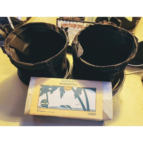 2 pot Coco starter kit 2 pot add on - Hand watered hydroponic system