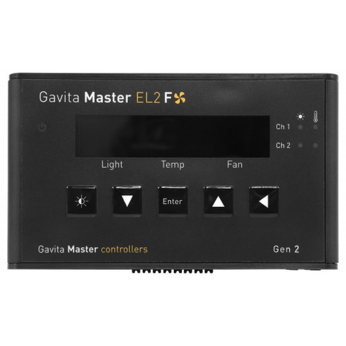 Gavita Controller EL1F - replaces EL1 - Timer/controller for 1 to 40 Gavitas with adjustable dimming of lights if too hot and EC fan control