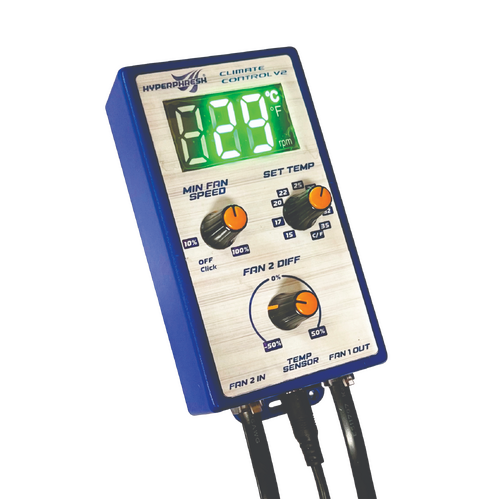 Hyperfan Climate Controller - set temperature and fan speed - RJ12 connectors