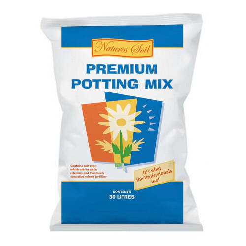 Natures Soil Premium Potting Mix - 30L
