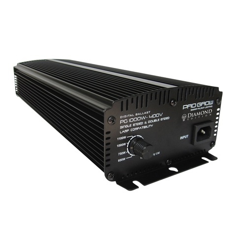Digital Ballast 1000W 240v/400V Pro Grow - ballast only - suits HPS and MH 1000W lamps either 240V or 400V lamps progrow