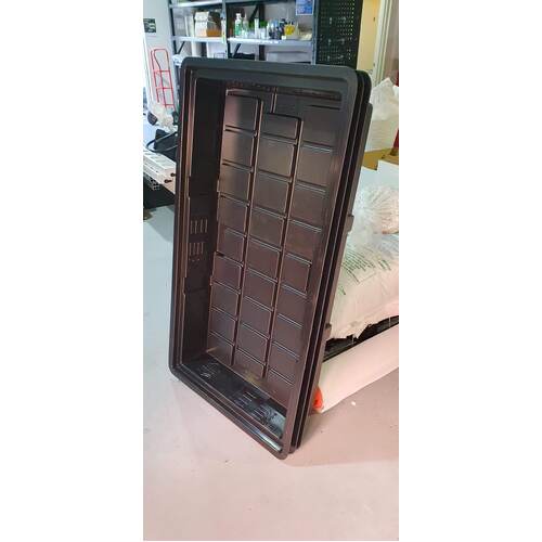 Duralastic Flood tray 138 x 77 x 18cm tray - Flood and Drain Tray - ABS Black Duralastic