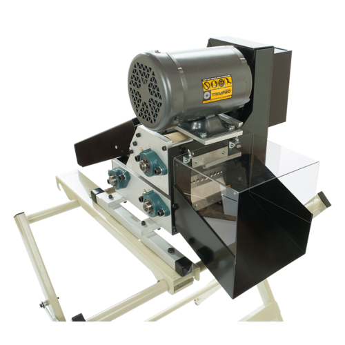 Trimpro Bucker with stand - mechanically removes flowers/fruit from stems