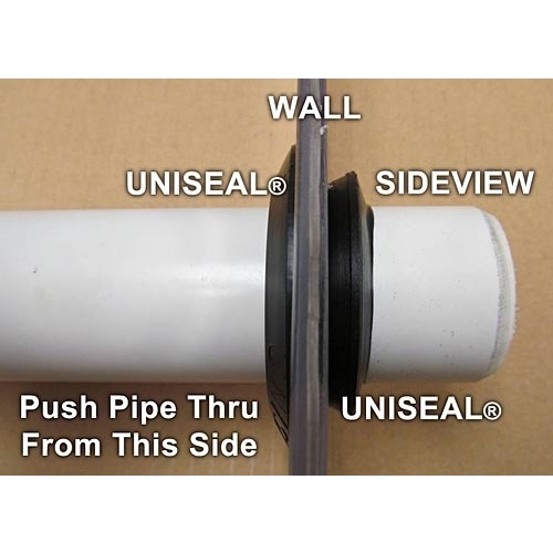 Uniseal 2inch 10107 for pushing pipe through tank walls