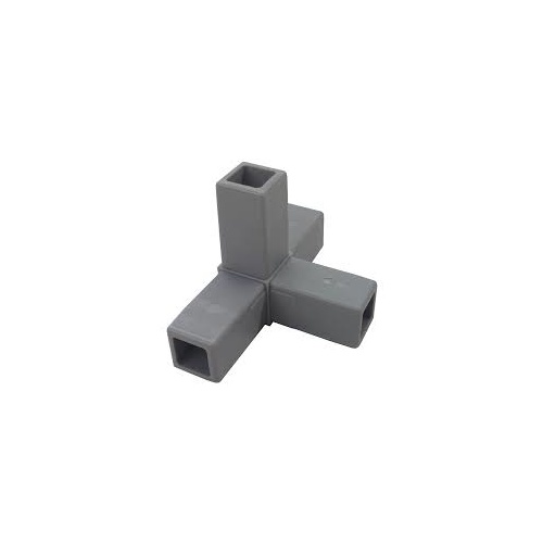 aluminium frame - 4 way plastic corner Qubelok