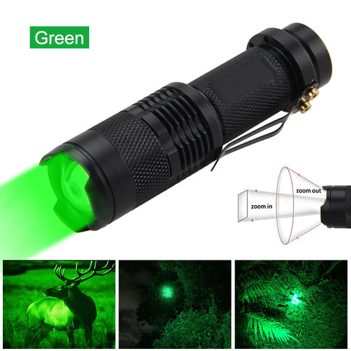 Green Led Torch - used to enter a grow room without waking plants up.