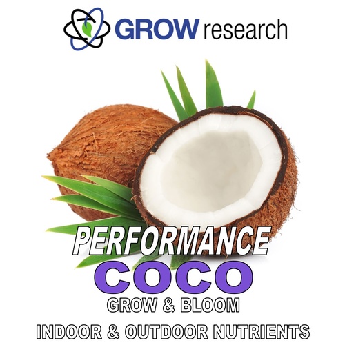 Coco 2 x 5L Grow Research Performance Coco Nutrients 2x5L =10L set