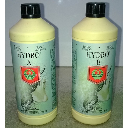 Hydro Nutrient 1L A + 1L B = 2L set H+G  - concentrated.