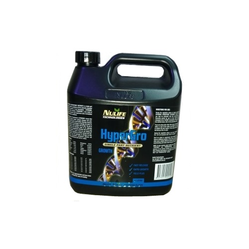 Hypergro grow 4ltr - single part nutrient