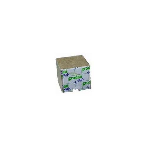 75mm Carton no hole wrapped cube PER CARTON Grodan Rockwool DU4G carton of 384