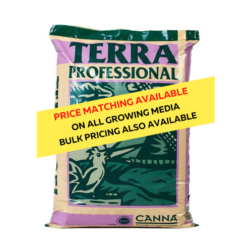 Canna Terra 50L media Bag - growing media peat + perlite mix suits handwatering (pallet=55) 