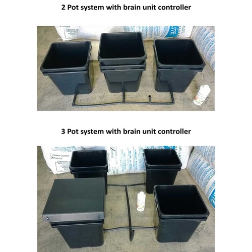 2 Pot Network System - includes Control Unit - 2 x Growing Cells - Perlite and Fittings