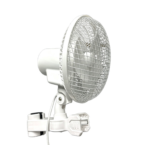 15cm (6") Oscillating Fan with Pole Clamp - Bloomworks - 20 W 152 mm Clip Fan