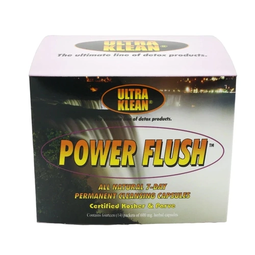 Power flush 7 day permanent detox formula - 14x600mg capsules
