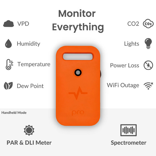 Pulse Pro Smart Environmental Controller - temp humiditiy PAR light CO2 VPD