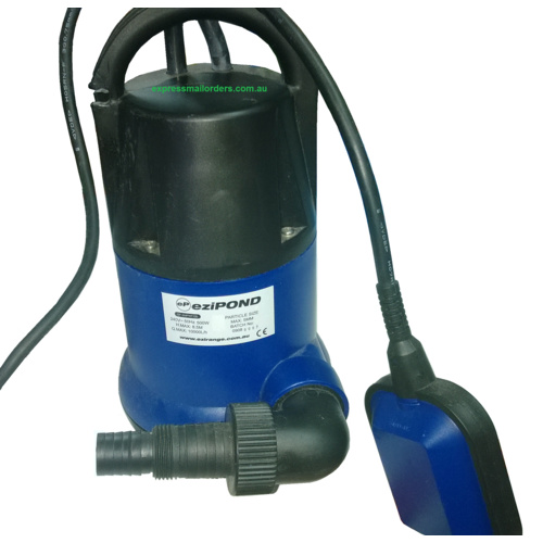 Pump 12,500 LPH over 9m head 750w pump with float 