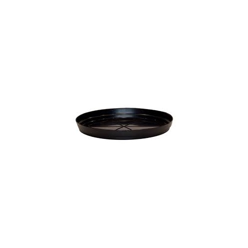 Saucer to suit 500mm GCP pot - black C10 - 43cm diameter